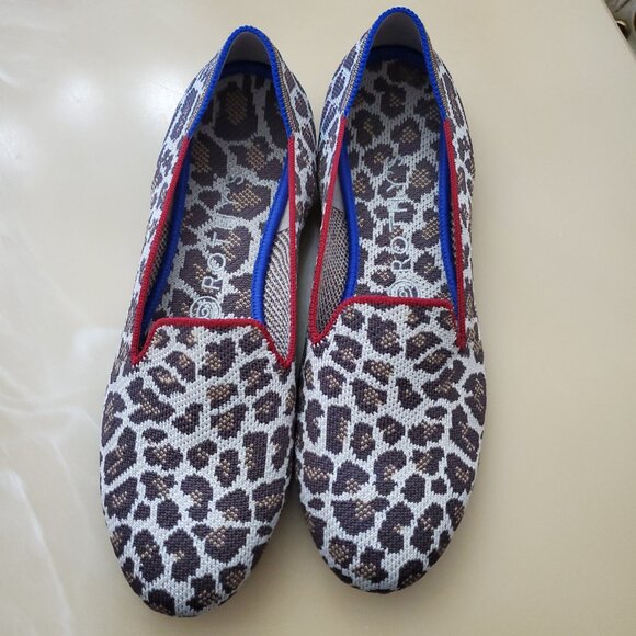 Rothy's The Loafer in the Mocha Spot Leopard Print Size 8.5 - Picture 4 of 13